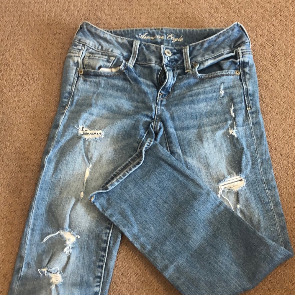 American Eagle crop jeans